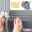 idrop Kitchen Bathroom Accessory and Utility Storage Rack Basket