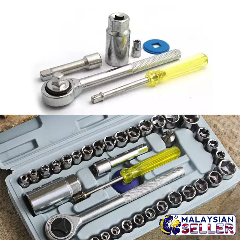 idrop AIWA [ 40pcs ] Combination Socket Wrench Set