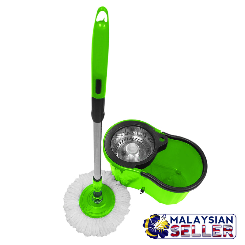 idrop Torbellino 360 Degree Spin Mop with Bucket  - Extendable Mop Handlle and easy to Dismantle