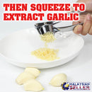 idrop GARLIC PRESS - Garlic Clip Hand Squeezer