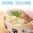 idrop 450ml Kids Children Eating Bowl with Ear / Hat Lid Cover