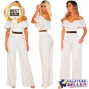 idrop Women's Falbala Summer Jumpsuit