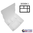 idrop Disposable Takeaway Paper Cardboard Food / Lunch Box Wholesale [ 1 / 10 / 40 / 100 pcs ]