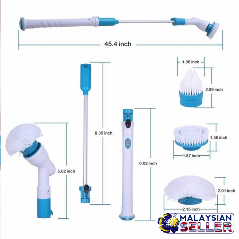 idrop Spinning Multifunctional Cleaning Scrubber Wireless and Rechargeable Brush