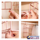 idrop 5 Layer Wardrobe Cabinet Hanging Shelf Rack Clothes Organizer