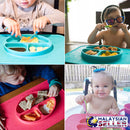 idrop MAT PLATE - Children Flexible Non Slip Eating Plate