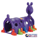 idrop PLAYGROUND - Children Purple Caterpillar Tunnel ( 4 Sections )
