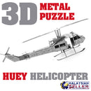 idrop HUEY HELICOPTER [ Nano Puzzle ] - 3D Lasercut Metal Puzzle