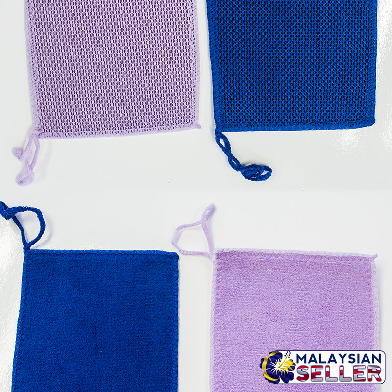 idrop 2pcs Microfiber Cotton Cleaning Cloth Napkin