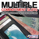 idrop Men's Fold Over Long Wallet Series [ LIUNIAOFU  ]