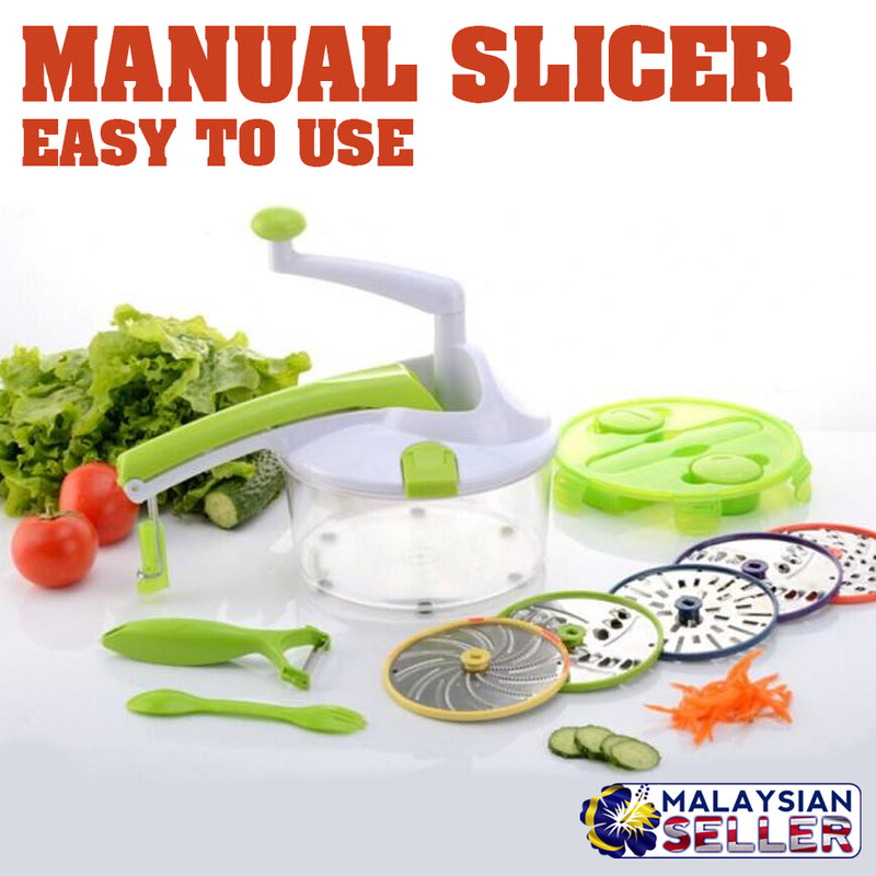 idrop Multifunction Genius Slicer For Food Preparation / Slicer /Chopper Salad Mixer