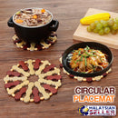 idrop Wooden Table Placemat 18pcs Mat