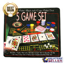 idrop 5 GAME SET - Casino Games [ Roulette/Poker/Black Jack/Craps/Poker Dice ]