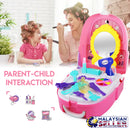 Idrop [7F703] Portable Backpack Pretend Game Girls Princess New Makeup Toy