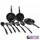 idrop Kitchen Cookware Cooking Pans & Utensils Set [ 9PCS  ]