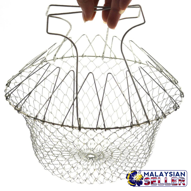 idrop MAGIC KITCHEN DELUXE Multipurpose Food Colander Basket Cook Wash Filter