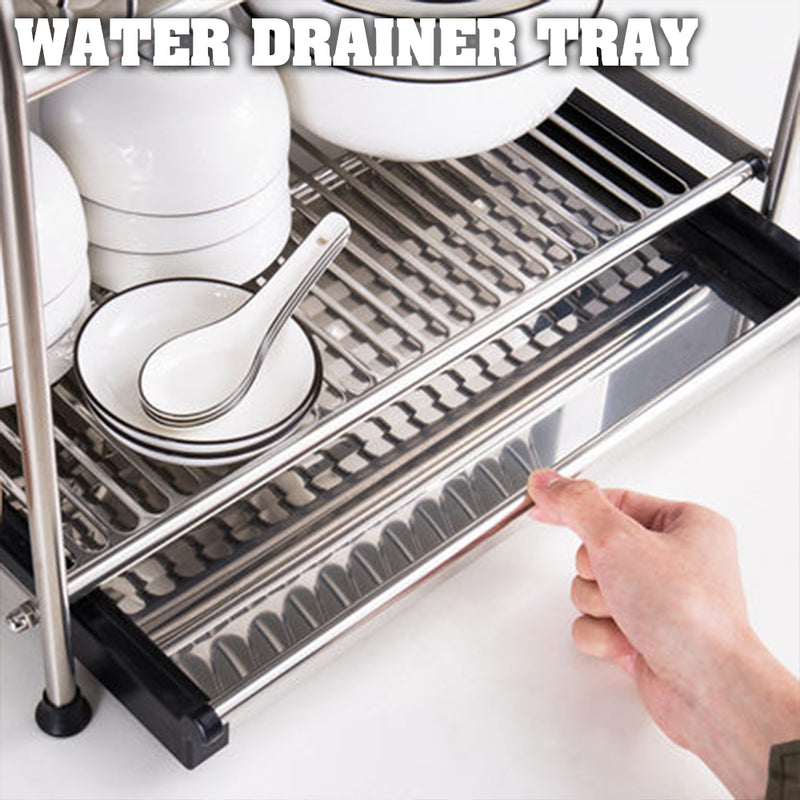 idrop 2 LAYER - TERISO Kitchen Dish Rack Shelf