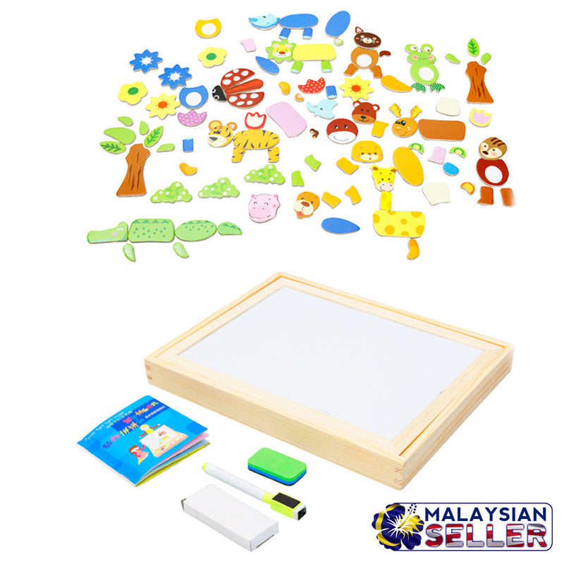 idrop Children Interactive Drawing & Playing Magnetic White & Black Board