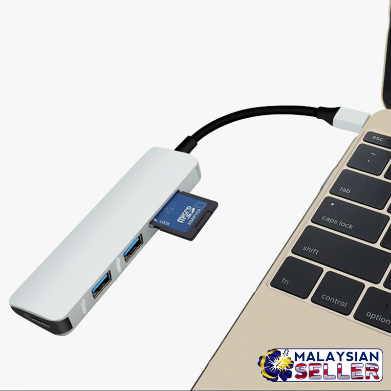 idrop USB C EXPANDER - To HDMI + USB 3.0 + SD / TF Card Reader Multifunction Adapter