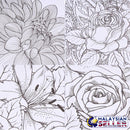 idrop FLOWER MONOGATARI Coloring Book