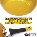 idrop 32CM Gold Kitchen Cooking Frying Pan with Lid Cover