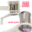 idrop Hand Manual Food Grinder Slicer [ 3pcs Grinding Blade Roll ]