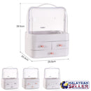 idrop COSMETIC MAKEUP ORGANIZER - Portable Space Saving Efficient Storage Box