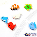 idrop OCEAN CREATURE 6pcs Eraser Stationary Set