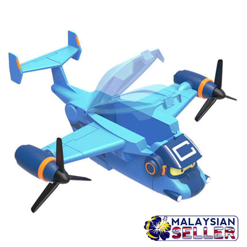 idrop Robo Car Toy Helicopter Plane - Children Play Toy [ RANDOM COLOR ]