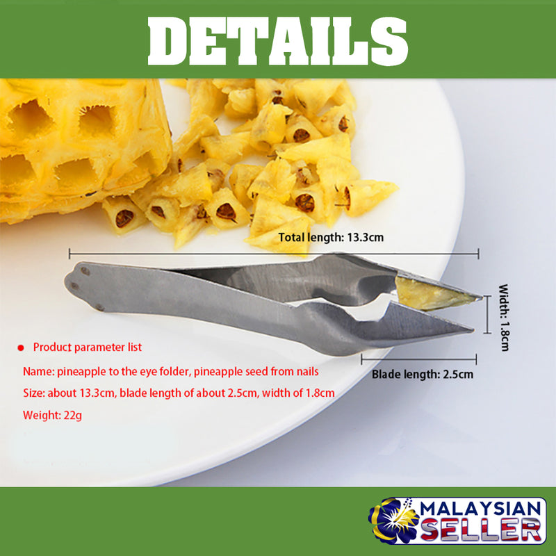 idrop Pineapple Eye Peeler Remover Tweezer