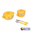 idrop CHILDREN BOWL SET - Eating Set with Spoon and Fork