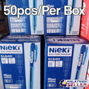 idrop NIEKI Ball Pen - Black / Blue / Red [ 50pcs/Box ]
