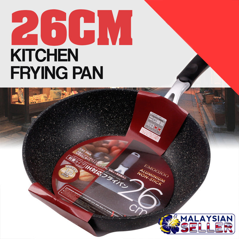 idrop EMOOJOO Frying Pan - Kitchen Cooking Frypan [ 26 / 28 / 30cm ]