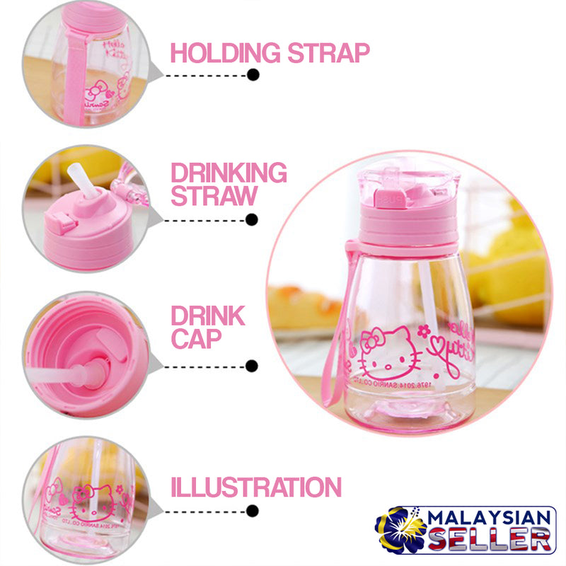 idrop 350ml Mini Suction Cups Water Bottle