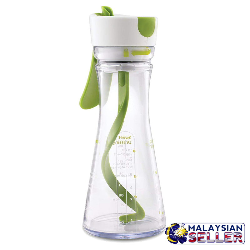 idrop Salad Dressing Manual Spinning Mixer Cup Container Emulsifier
