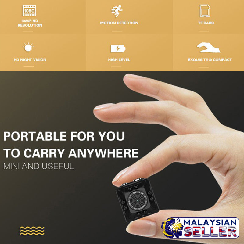 idrop SQ10 Mini DV Full HD Camera 1080P / 720P Video + Night Vision