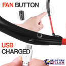 idrop NECKBAND FAN - Wearable Neck Hanging USB Cooling Mini Fan