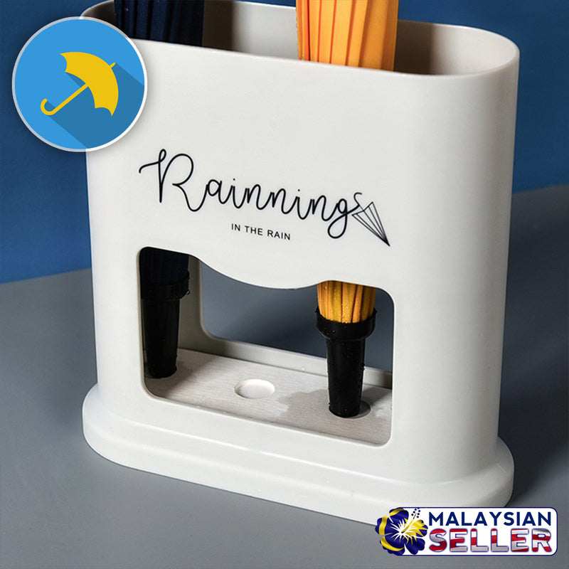 idrop RAINNING IN THE RAIN - Umbrella Compact Storage Rack Stand Compartment