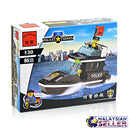 idrop ENLIGHTEN [ POLICE BOAT ]- Police Series Building Block Toy ( 95 pcs )