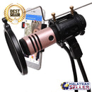 idrop DLK38001 Mobile Portable karaoke Singing Microphone + Mic Holder Stand
