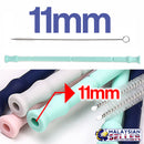 idrop Reusable Folding Silicone Drinking Straw With Cleaning Brush [ 11mm / 12mm ]