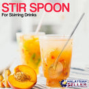 idrop 5pcs Stainless Steel Drinking Straw & Cleaner Brush & Stir Spoon + Straw Box Case