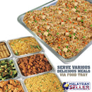 idrop STAINLESS STEEL Food Serving Tray [ 44cm x 34cm ]