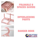 idrop 5 Layer Wardrobe Cabinet Hanging Shelf Rack Clothes Organizer