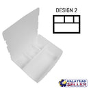 idrop Disposable Takeaway Paper Cardboard Food / Lunch Box Wholesale [ 1 / 10 / 40 / 100 pcs ]