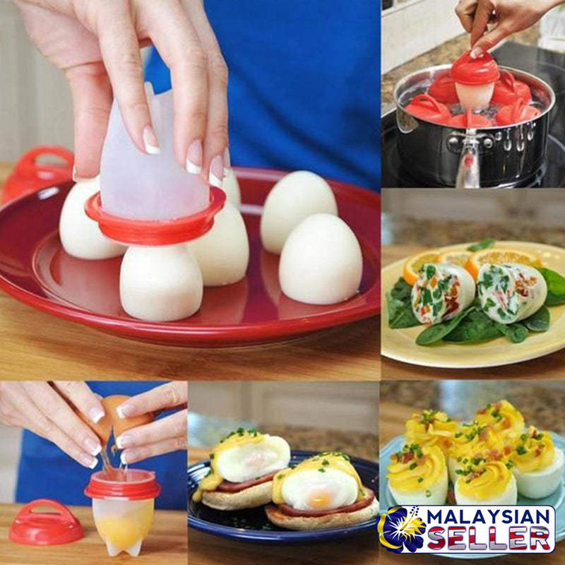 idrop Silicone Boil Egg Boiling Pods [ 6pcs ]