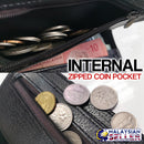 idrop Men's Fold Over Long Wallet Series [ LIUNIAOFU  ]