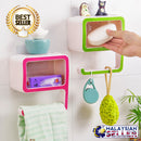 idrop  NINE [ 9 ] Toilet Bathroom Wall Mounted Storage Shelf Rack