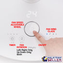 idrop MEYOU DC ECO Floor Standing Fan - Low Noise Wide Circulation [ SI-DC359A ]