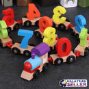 idrop NUMBER TRAIN - Numeric Wooden Train Learning Toy